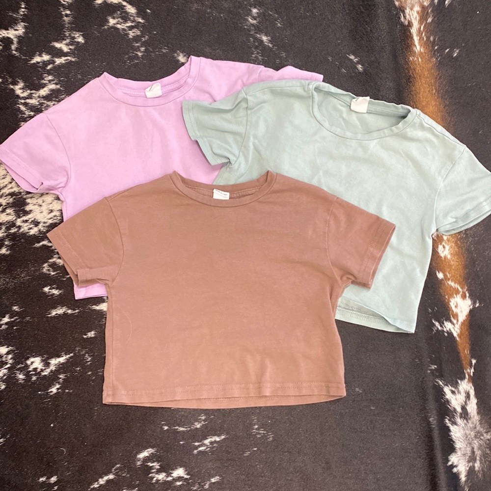 Set of 3 toddler loose fit shirts